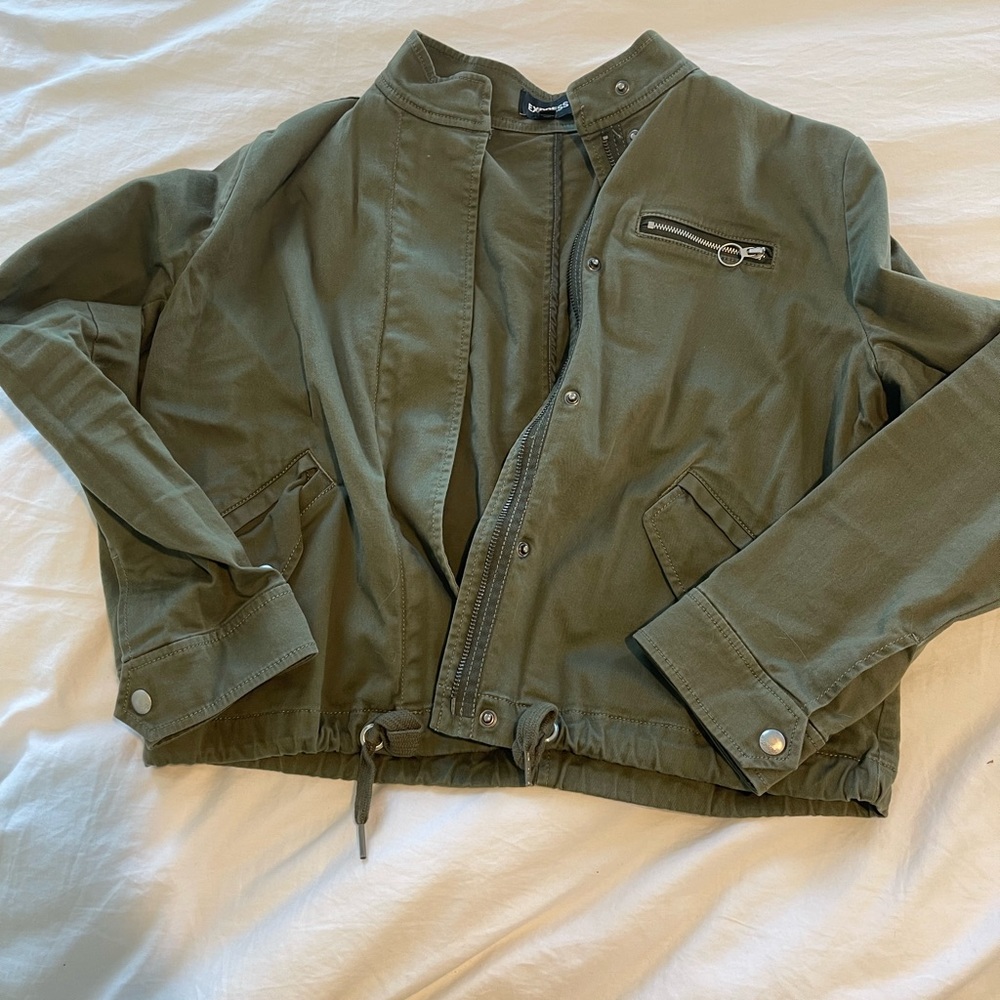 Express Olive Green Jacket